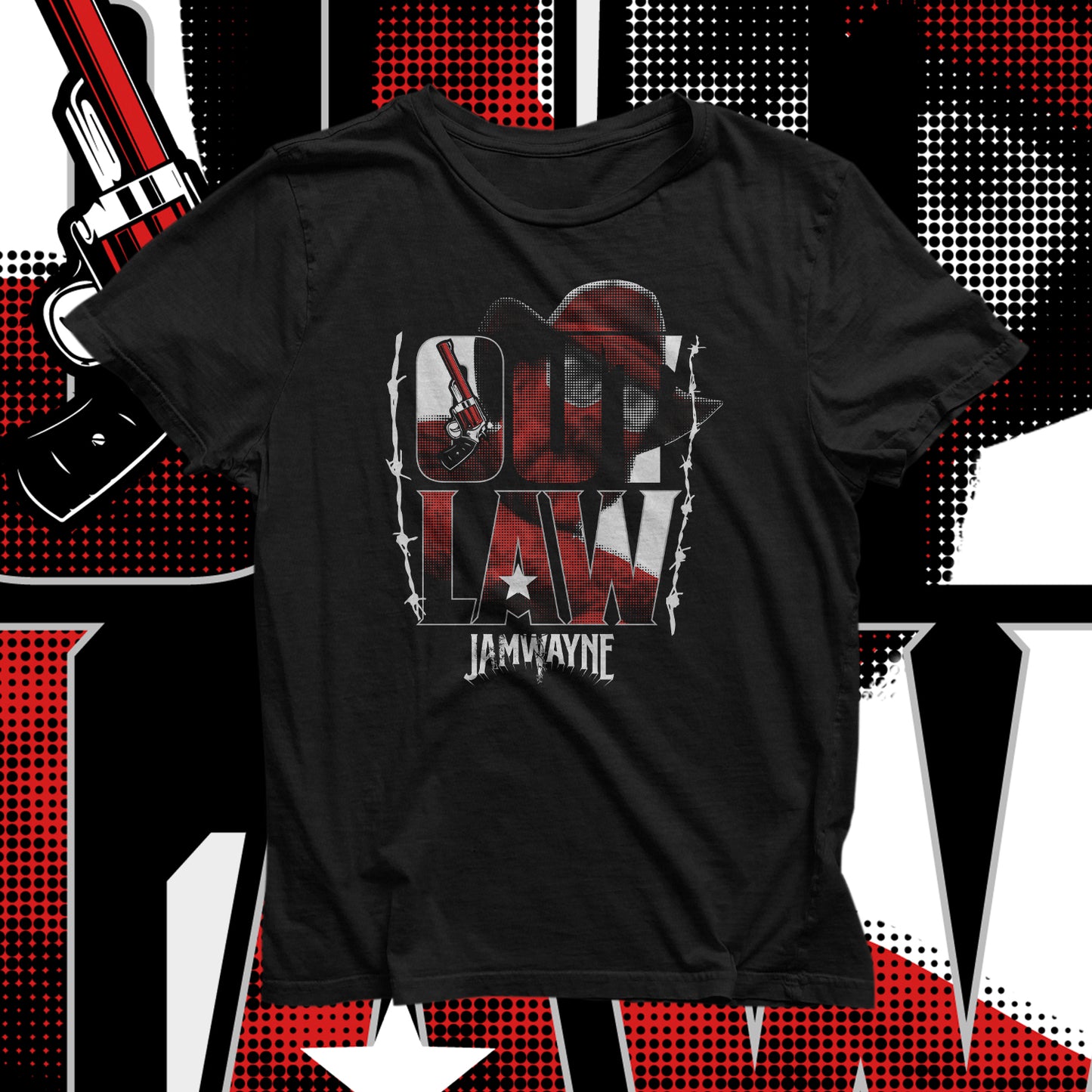 "Outlaw" T-shirt (Black)
