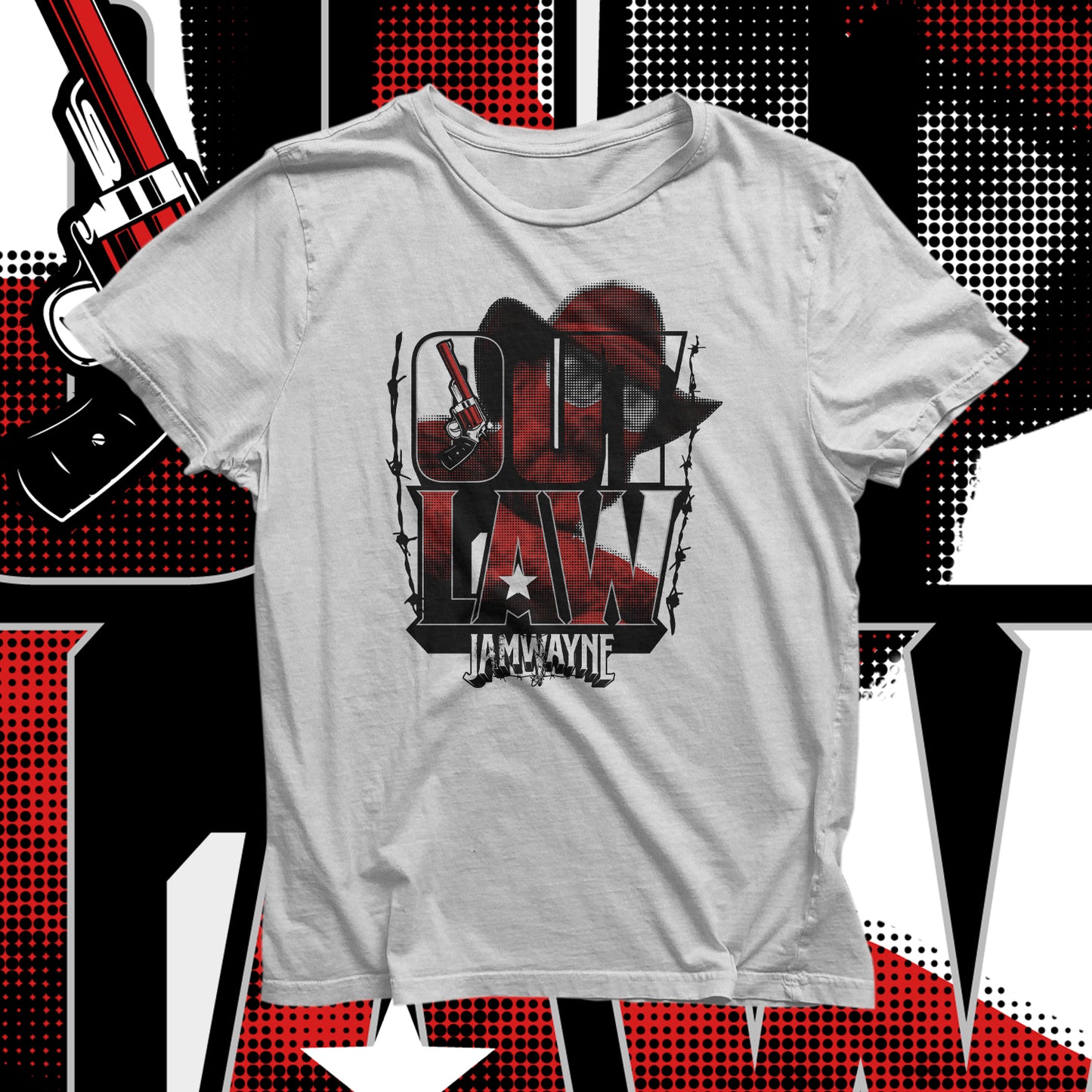 "Outlaw" T-shirt (White)