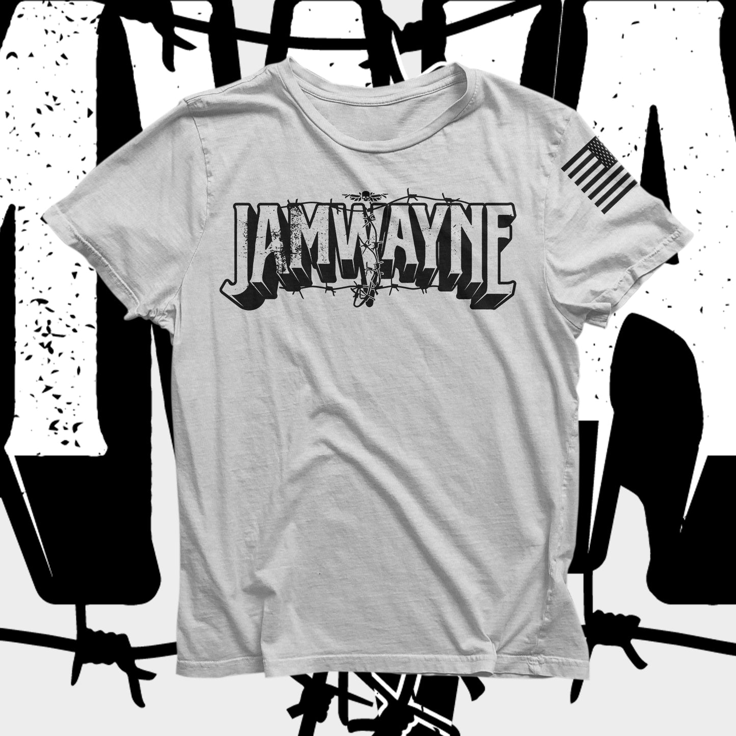 JamWayne Logo Tee (White)